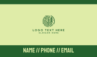 Minimalist Pine Forest  Business Card