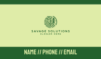 Minimalist Pine Forest  Business Card Image Preview