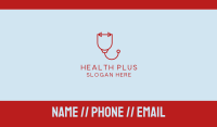 Strong Fitness Health Stethoscope Business Card Image Preview