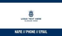 Soccer Player Business Card example 1