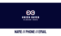 Glitchy Letter E Business Card Image Preview