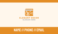 Bitcoin Crypto Wallet Business Card Image Preview