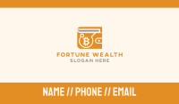 Bitcoin Crypto Wallet Business Card Image Preview