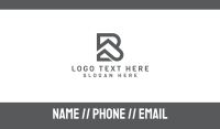 Grey BP Outline Business Card