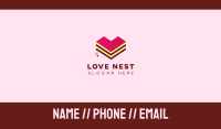 Sweet Heart Cake  Business Card Image Preview