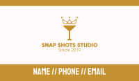 Gold Crown Business Card example 1