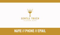 Gold Crown Chalice Business Card Image Preview