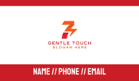 Electric Number 7 Business Card