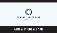 Letter C Diamond Business Card Image Preview