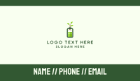 Clean Energy Business Card example 1
