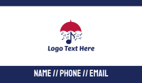 Musical Umbrella Business Card