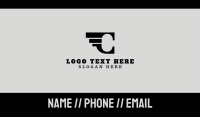 Black Wing C  Business Card