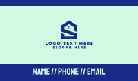 S Shape Polygon House  Business Card
