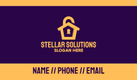 Golden Lock House Business Card Image Preview