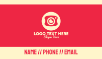 Mobile Photography Camera Business Card Design