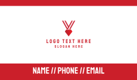 Red Diamond Medal  Business Card