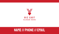 Red Diamond Medal  Business Card