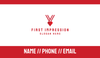 Red Diamond Medal  Business Card Image Preview