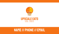 Happy Emoji Eating  Business Card Image Preview