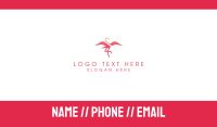 Pink Flamingo Business Card example 2