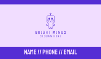 Happy Smiling Baby Robot Business Card