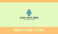 Chatbot Robot Message Bot Business Card Design