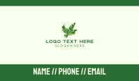 Green Eco Dove Business Card