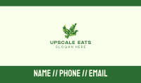 Green Eco Dove Business Card Image Preview