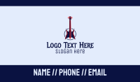 Rock And Roll Business Card example 1