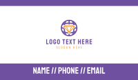 Diamond Globe Business Card Design