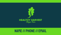 Vegetarian Healthy Salad  Business Card Image Preview