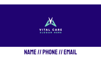 Modern Aviation V Monogram Business Card Image Preview