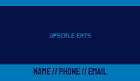 Digital Blue Wordmark Business Card Image Preview