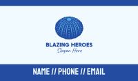 Blue Sea Urchin Business Card Image Preview