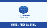 Blue Sea Urchin Business Card Design
