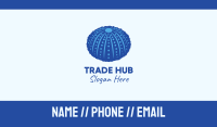 Blue Sea Urchin Business Card Image Preview