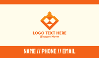 Orange Lion Tech Business Card Design