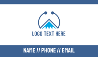 Blue Tech Mountain Business Card