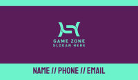 Gaming Console Letter S Business Card Image Preview
