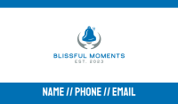 Blue Grey Bell Business Card