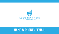 Global Sales Growth  Business Card