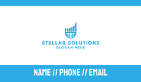 Global Sales Growth  Business Card Image Preview