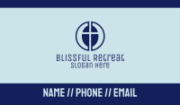 Modern Catholic Cross Business Card
