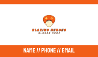 Orange Hat Controller Business Card Image Preview