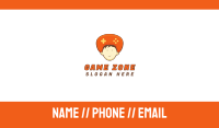 Orange Hat Controller Business Card Image Preview