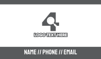 Webpage Business Card example 4