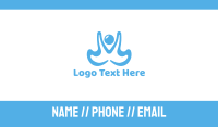 Blue Business Card example 1