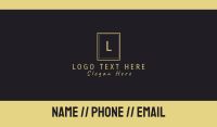 Timeless Business Card example 4