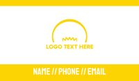 Yellow Bulb Business Card