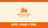 Hamburger Business Card example 4